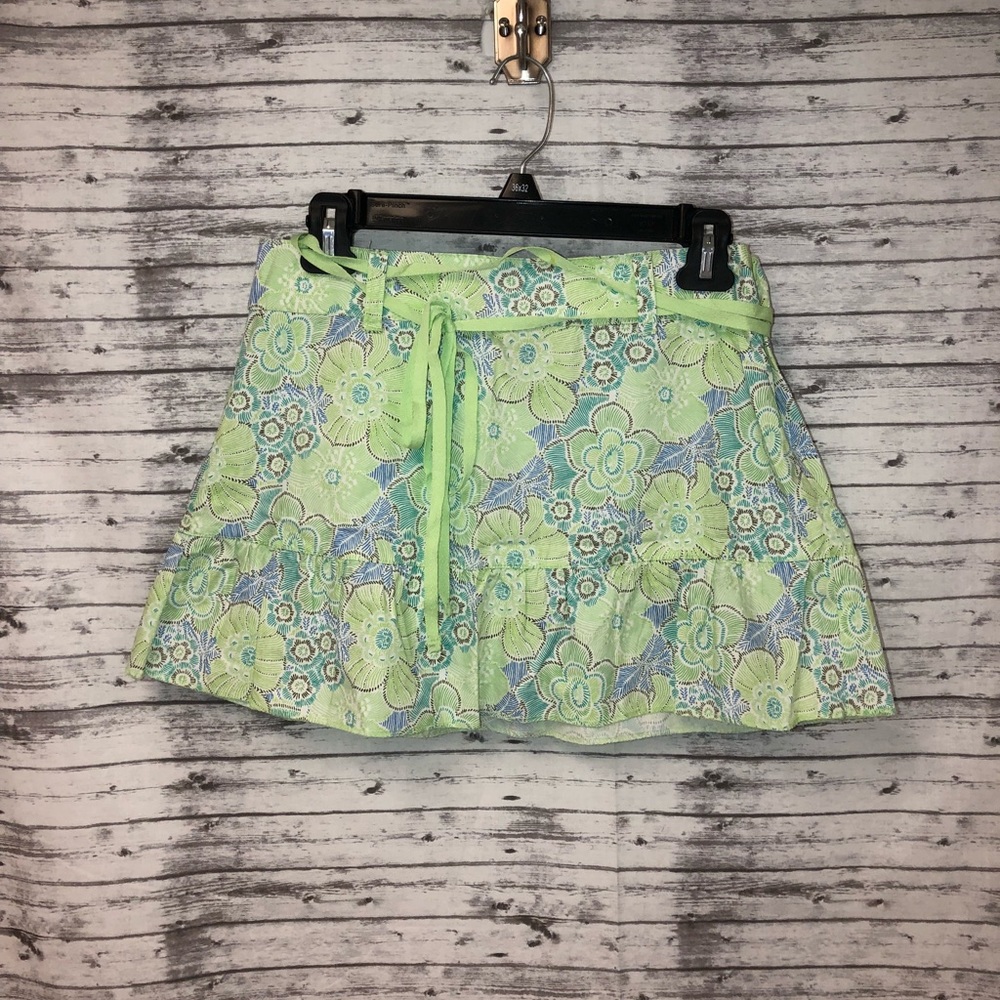 5/$25 Size 5 NWOT SO Mini Skirt Lime Print